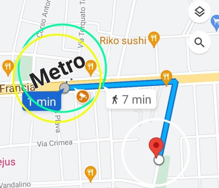 Appartamento SKY LOFT Nuovissimo vicinanze Metro Torino Esterno foto